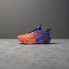 Orange and purple gradient color running shoes, breathable, shock-absorbing and lightweight sports shoes details Picture